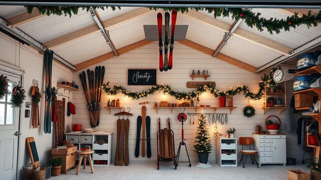 winter garage decor considerations