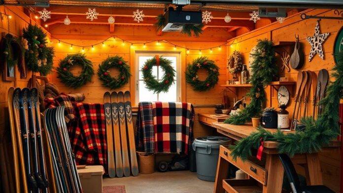 winter garage decor ideas