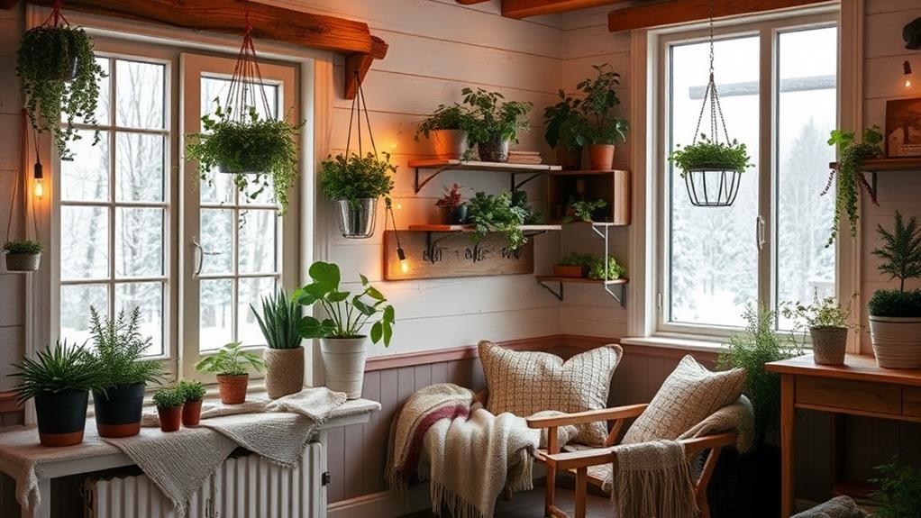 winter herb garden decor considerations