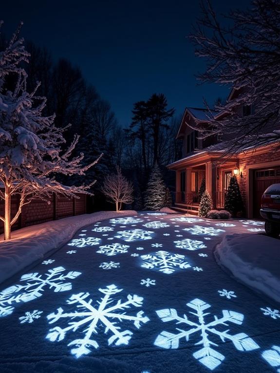 winter illumination art display