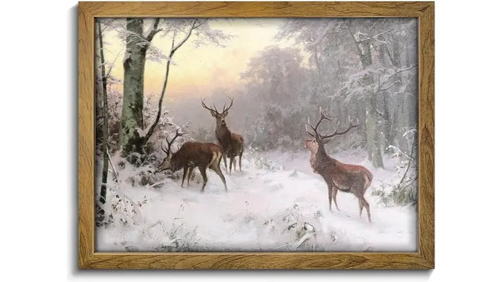 winter landscape canvas art