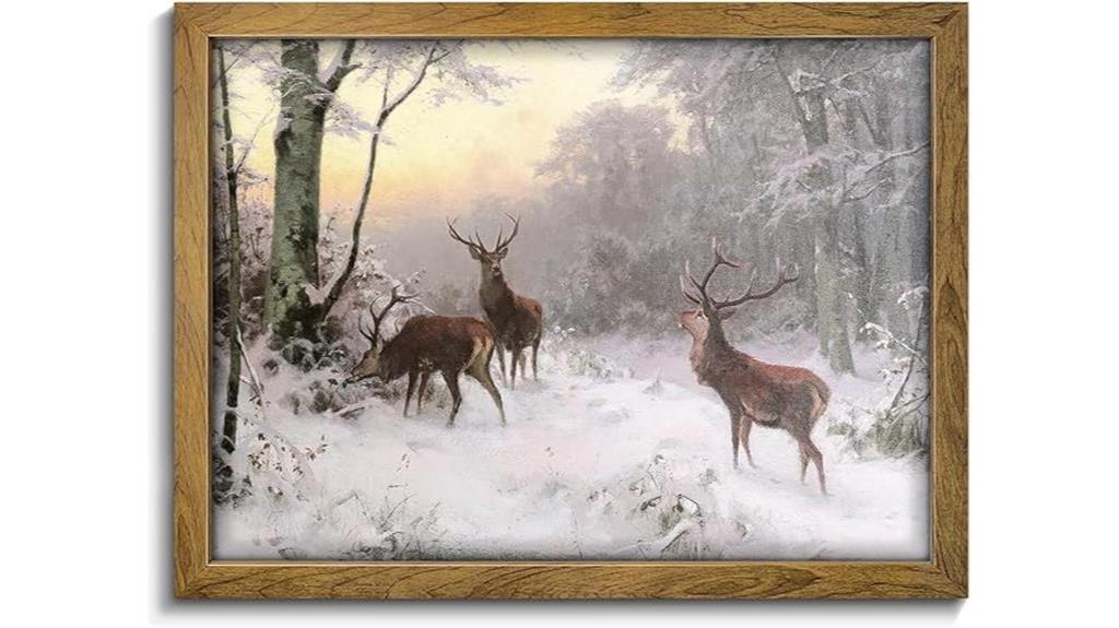 winter landscape canvas art