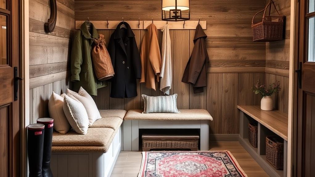 winter mudroom decor considerations