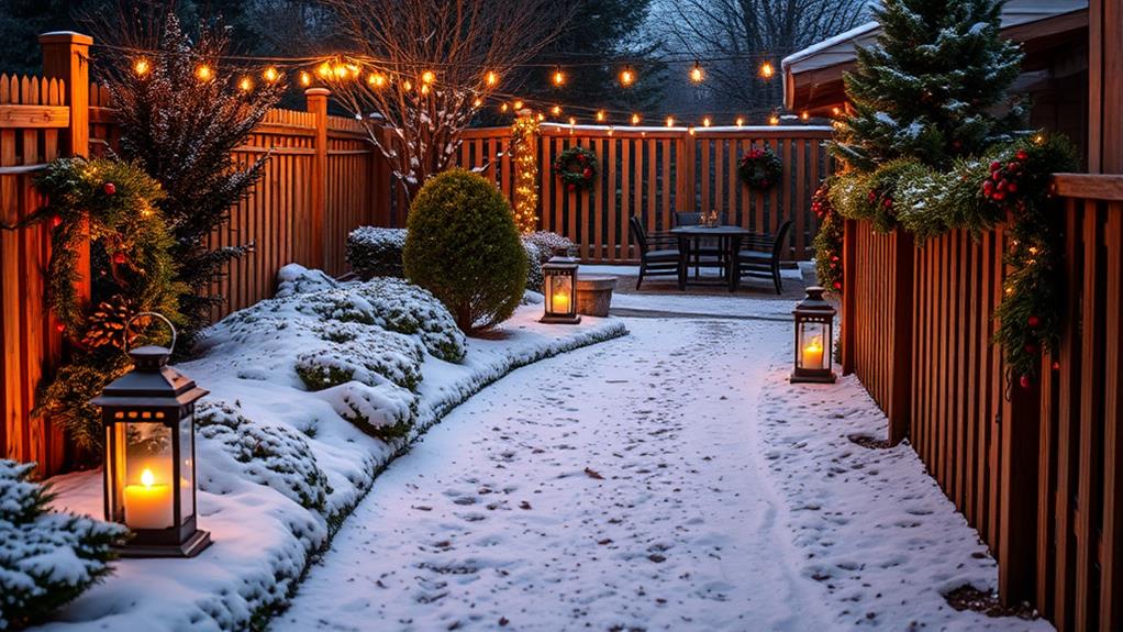 winter pathway decor considerations