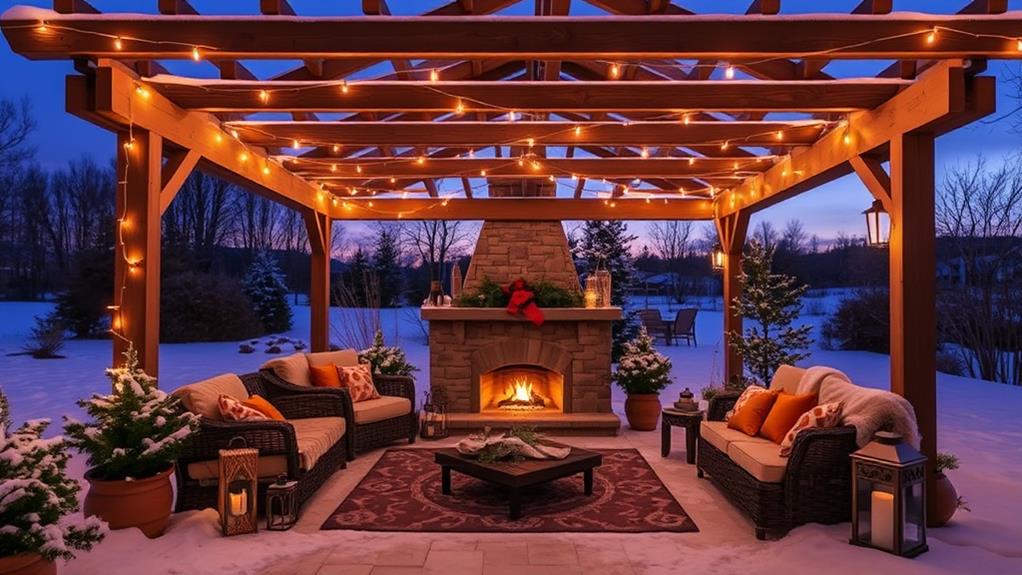 winter patio decor considerations