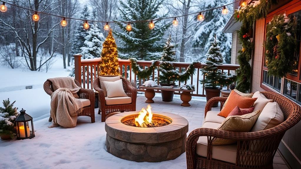 winter patio decor considerations