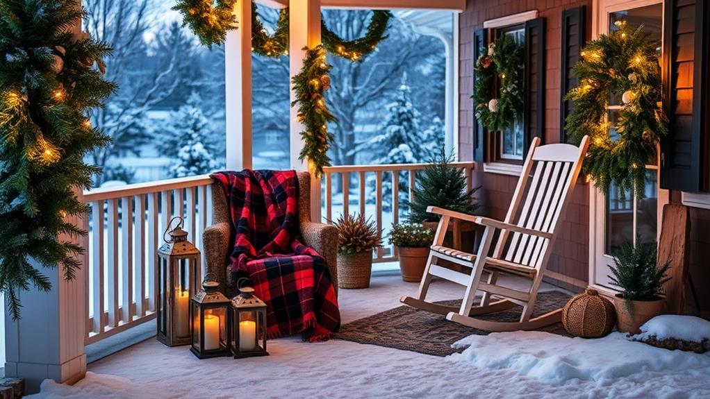 winter porch decor considerations