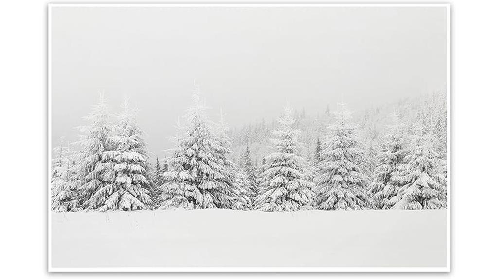 winter scene art print