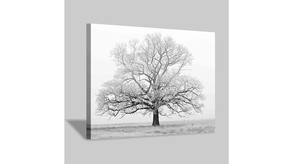 winter tree canvas print