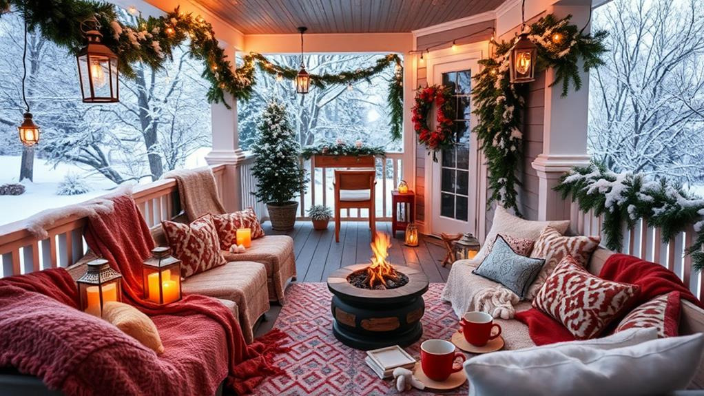 winter veranda decor considerations