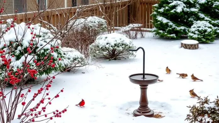 winter wildlife habitat decor ideas