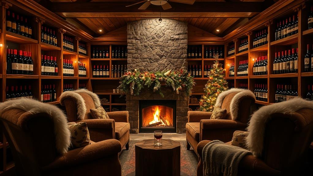 winter wine cellar decor considerations