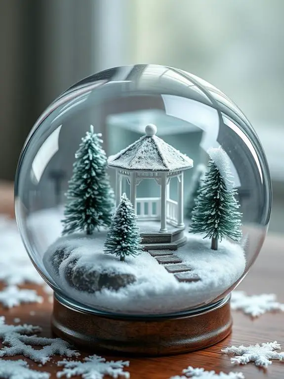 winter wonderland in glass