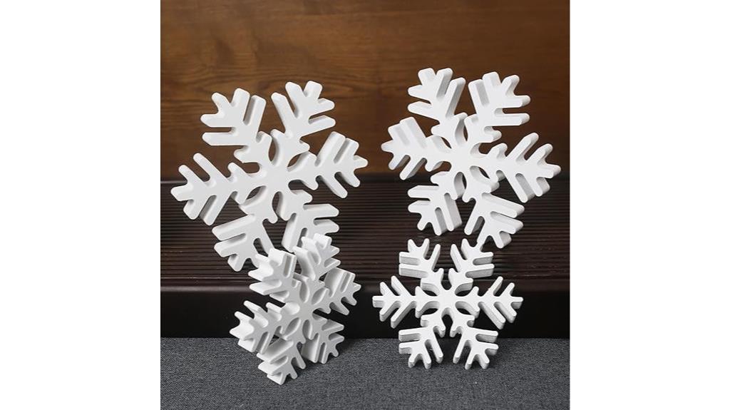 winter wonderland snowflake ornaments