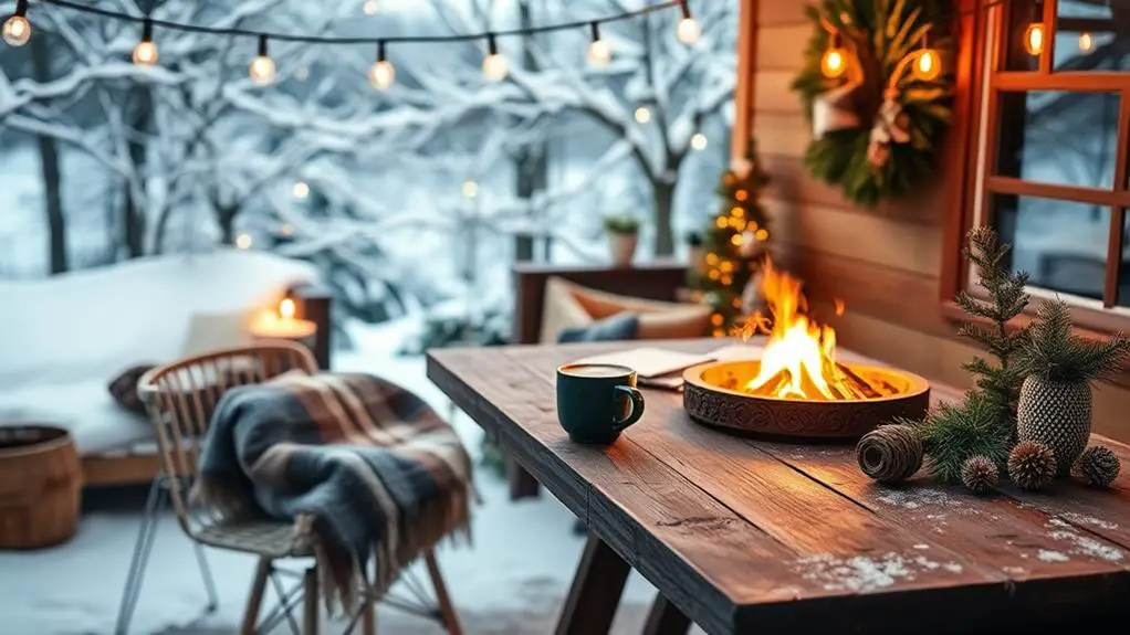 winter workspace decor factors