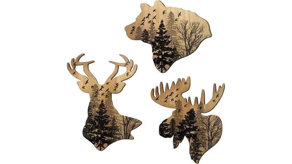 woodland animal wall hanging