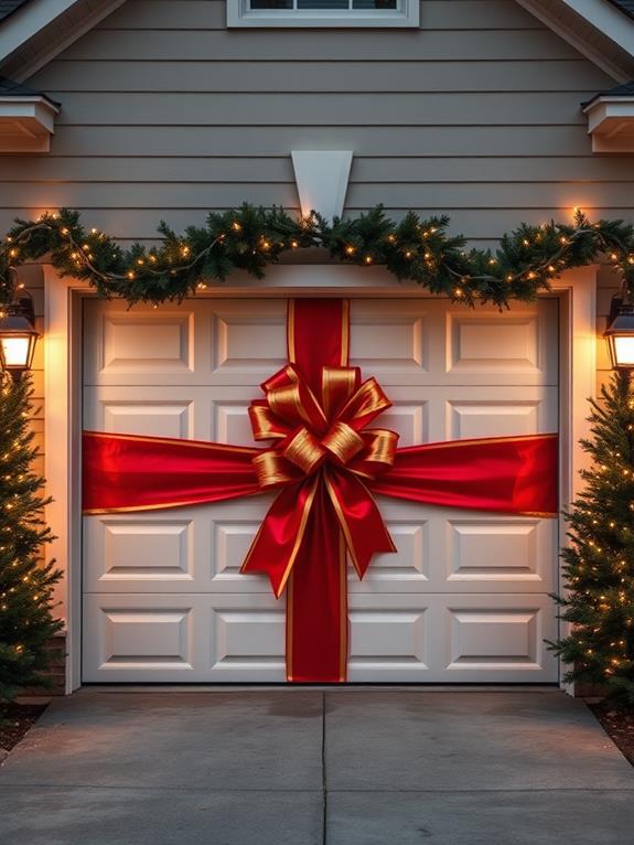 wrapped garage door surprise