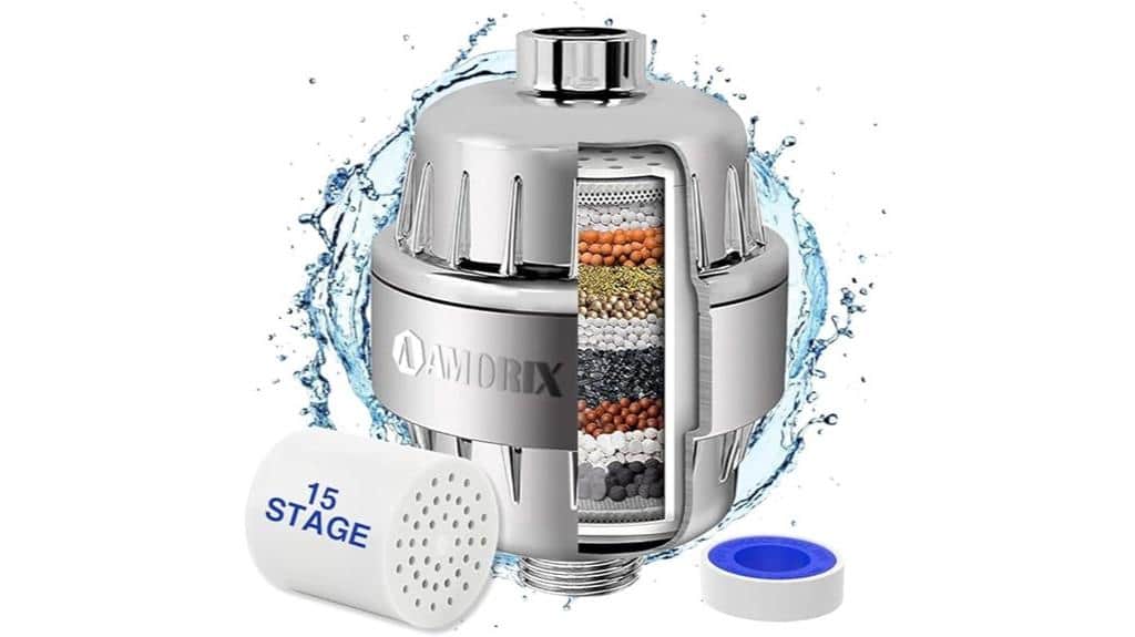 15 stage showerhead filter